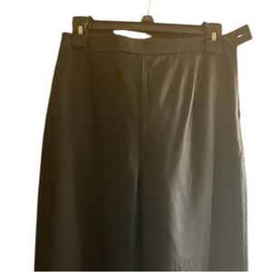 Clio Women's Leather Pants SZ 8 Side Zipper